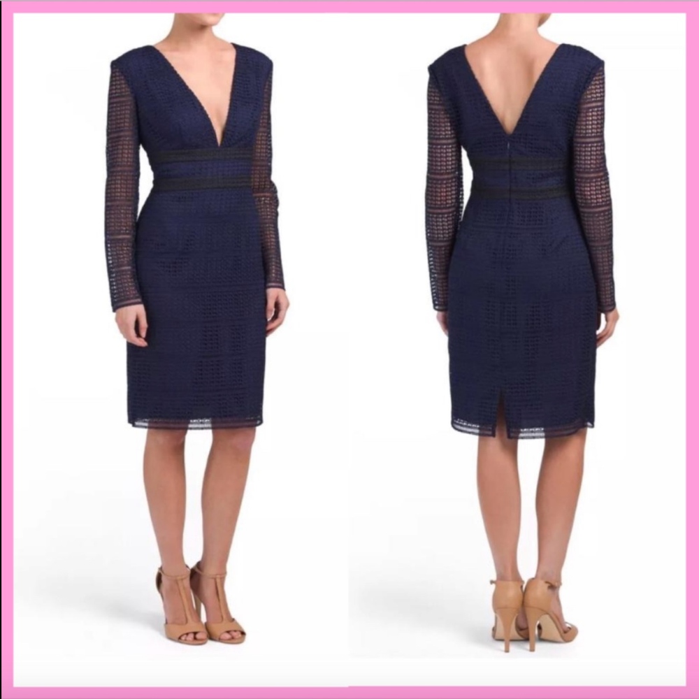 NWT Diane von Furstenberg Crochet Lace Dress SZ 2